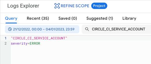 Conduct log analysis using your Logs Explorer to seek out abnormalities